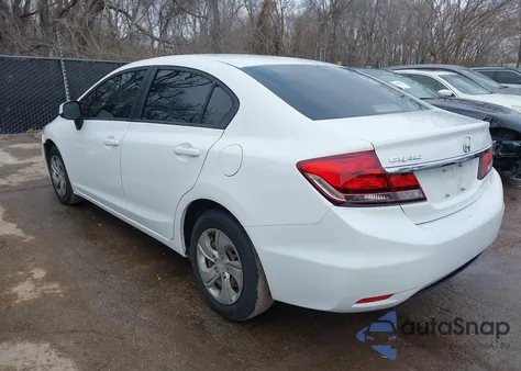 2013 Honda Civic Lx z USA, uszkodzony, nr VIN 19XFB2F50DE049098